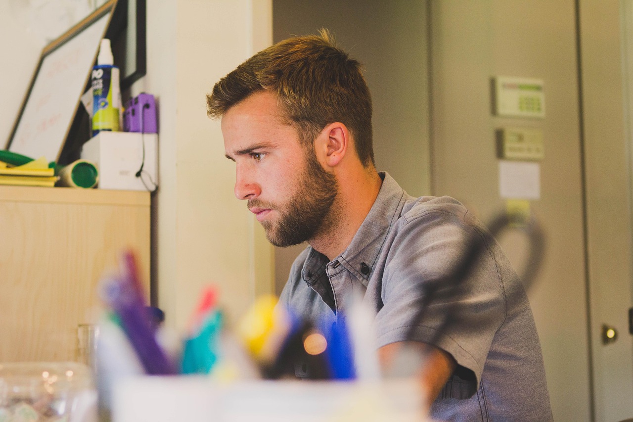 Man, work, desk — Forex Trading Basics and Market Fundamentals Explained