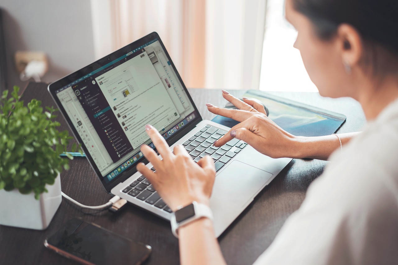 Telework, technology, laptop — Romantic AI Supports Honest and Heartfelt Dialogue
